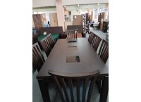DINING TABLE DELANO 8 PLACES THG-4934BBH BURN BEE